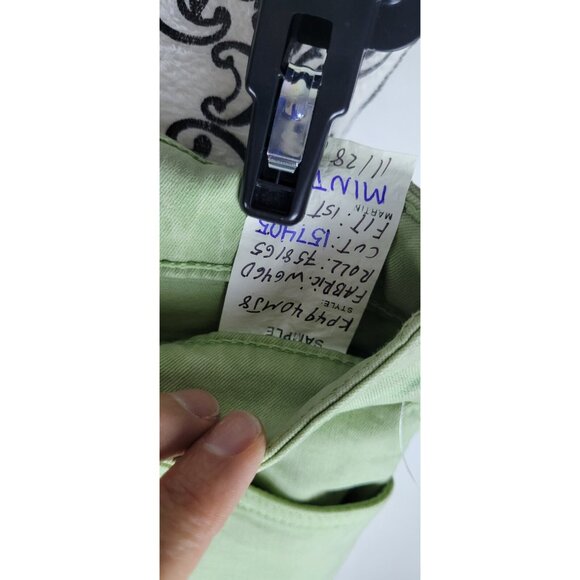 Kut from the Kloth Jeans Womens Size 2 High Rise Color Mint Skinny - Picture 2 of 8